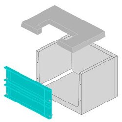 Blanking ends 1234 x 850 mm to suit culverts 286685, 286686, 286688 & 286689 ESS-286706